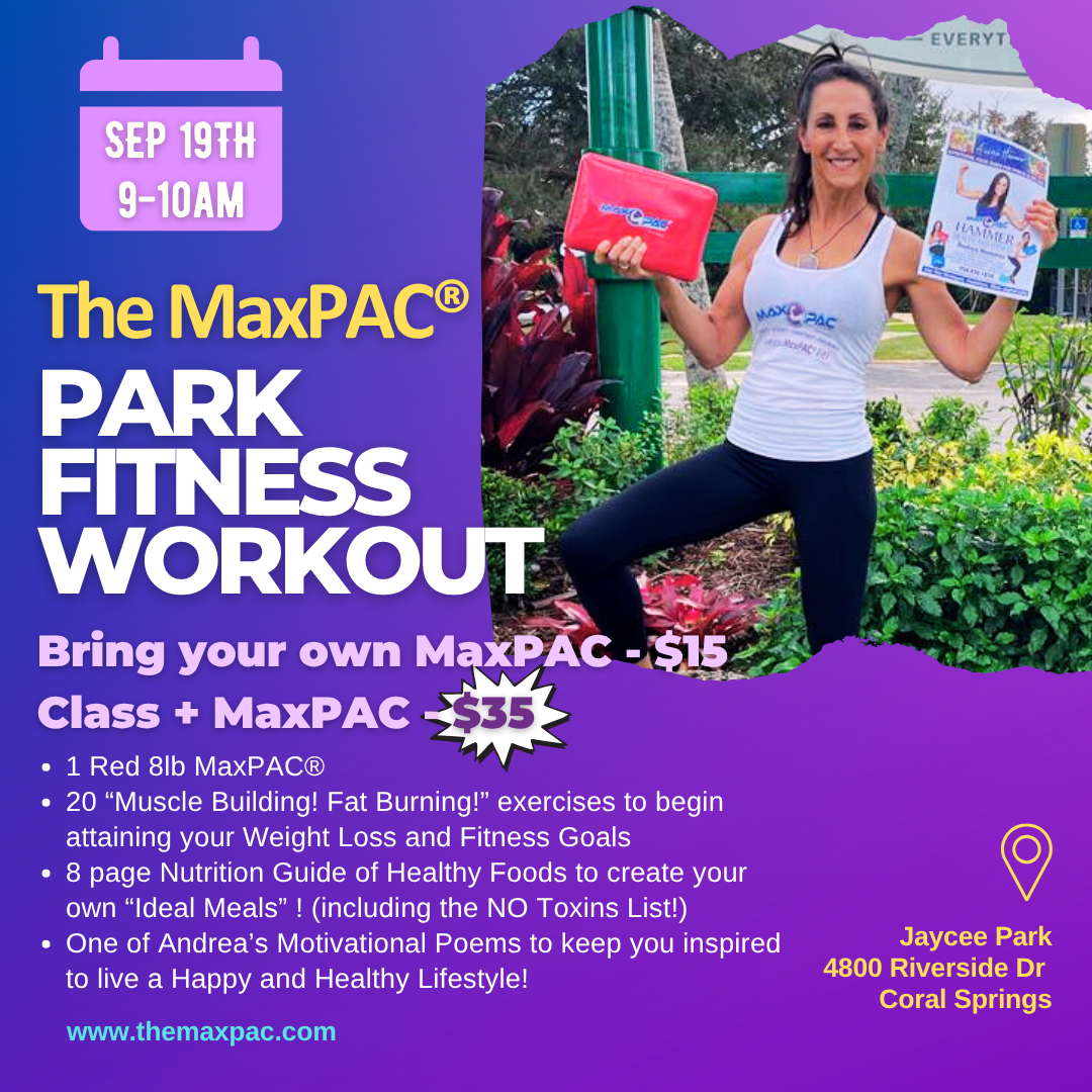 The MaxPAC® Fitness Class + 8 lb. MaxPAC September 19th
