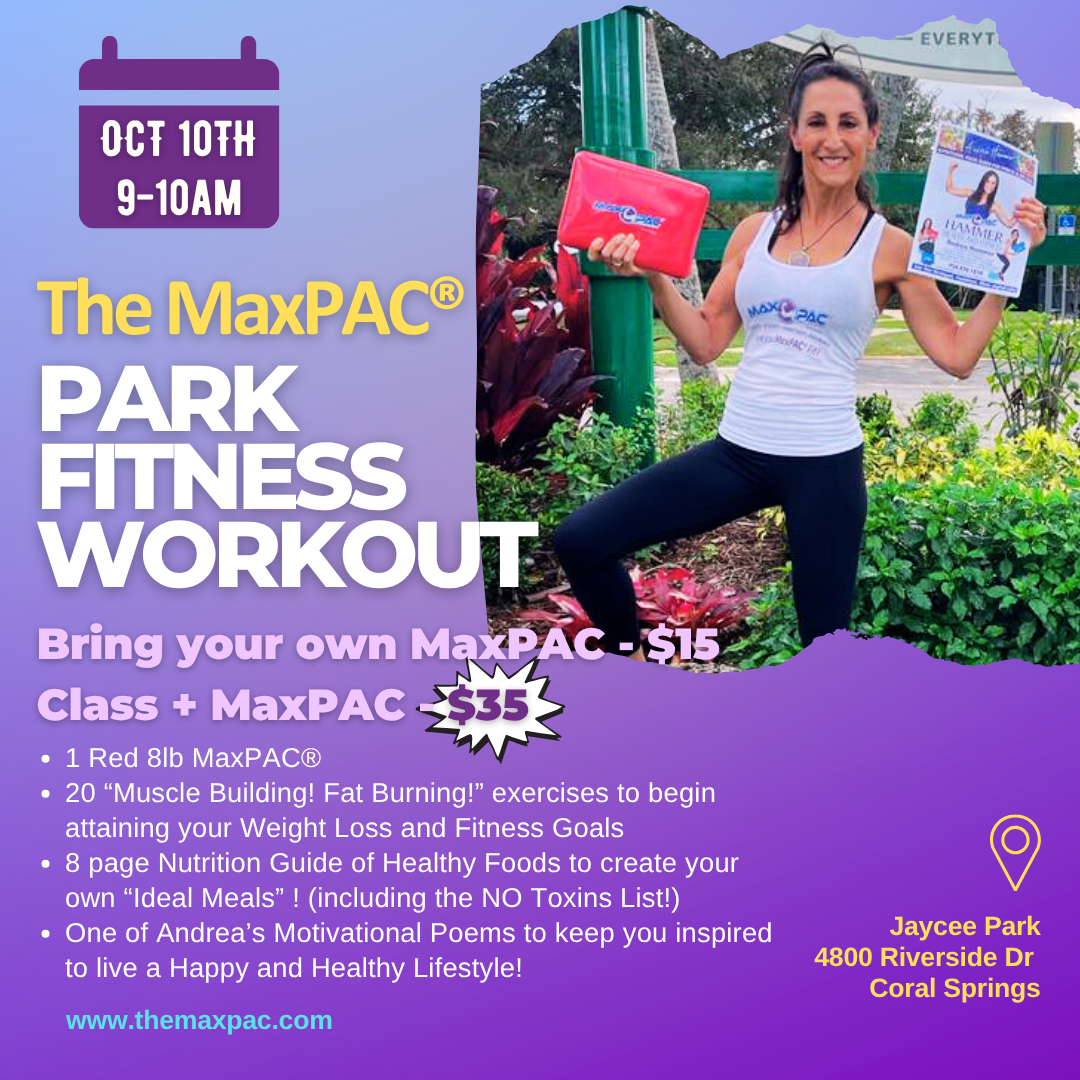 The MaxPAC® Fitness Class + 8 lb. MaxPAC October 10th